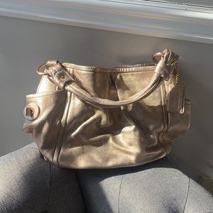 Metallic Coach Bag